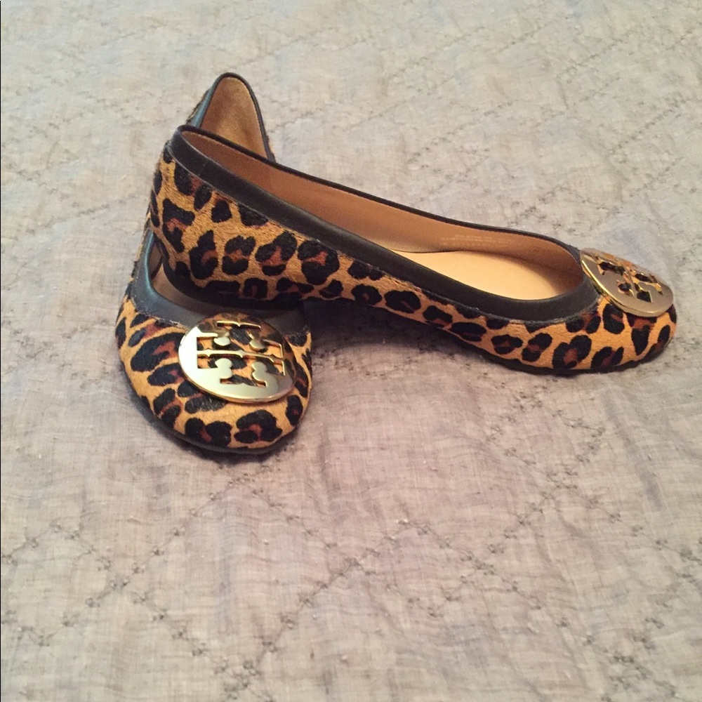 Tory Burch leopard print flats